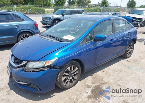 2014 Honda Civic Ex z USA, uszkodzony, nr VIN 19XFB2F8XEE072786